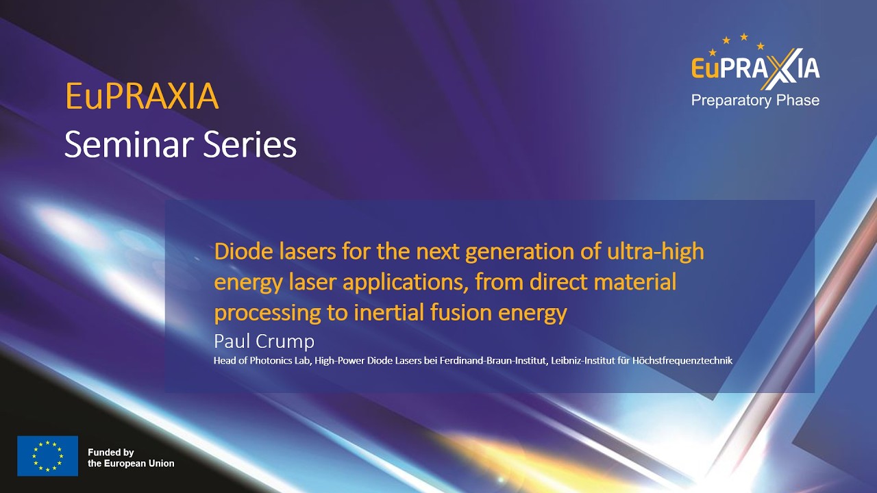 EuPRAXIA Seminar Series