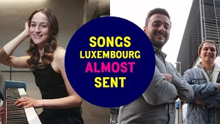 Eurovision Songs Luxembourg Almost Sent 1976 - 2025 Second Places In Luxembourgish Nfs