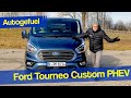 2020 Ford Tourneo Custom REVIEW with new Plugin-Hybrid (Transit Custom passenger version)