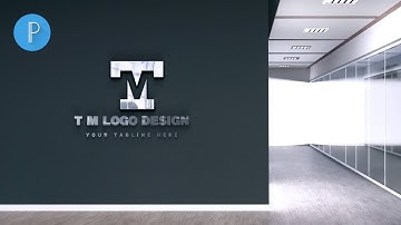 How to create a logo in pixel lab | M T - T M logo design | Text logo design | @EDITZ009 |