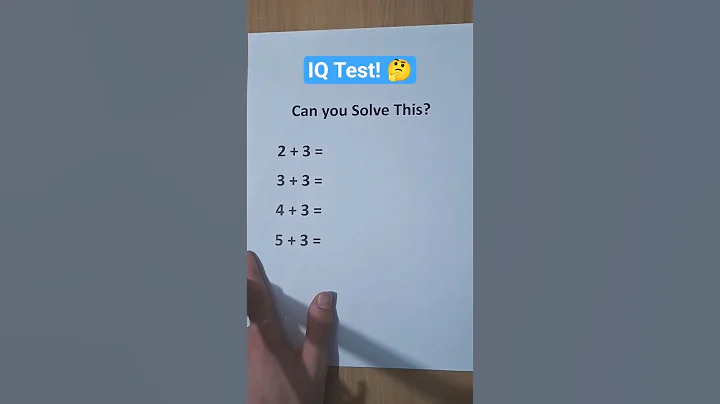 Only High IQ Can Solve! 😎 #maths #mathtricks #iqtest