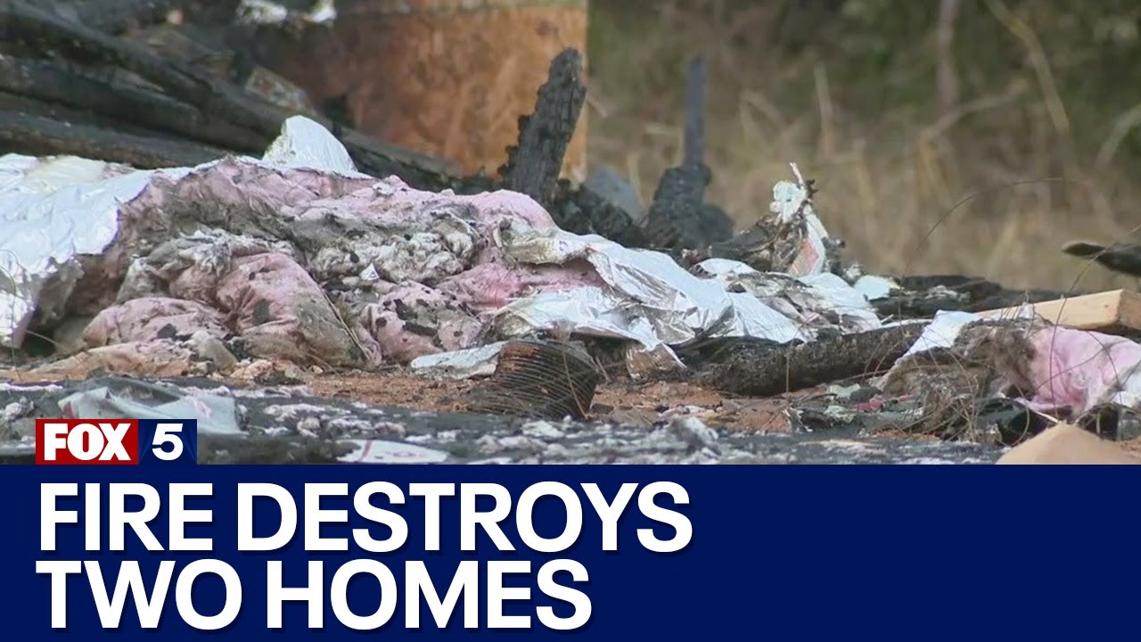 Two DeKalb County homes burn down to their foundations YouTube