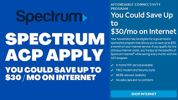 Spectrum Affordable Connectivity Program Spectrum.com/qualified ⏬👇