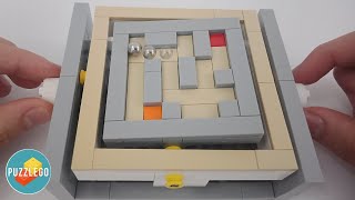 How to build a working LEGO mini marble maze - full tutorial