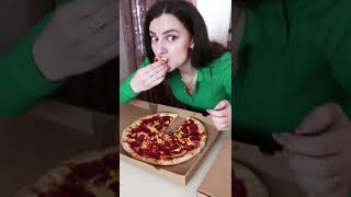 The funny story about two pizzas #shorts by Secret Vlog