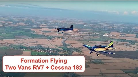 Formation Flying | Cessna 182 | Vans RV7