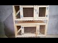 Клетка для кроликов с маточником трансформером своими руками.A rabbit cage with your own hands