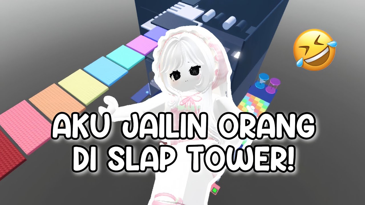 AKU JAIL JAILIN ORANG DI SLAP TOWER 4 🤣✋🏻!!! || ROBLOX INDONESIA 🇮🇩