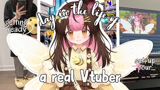 Day In My Life as a REAL Indie Vtuber | Vlog & IRL Reveal