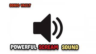 Powerful Scream Sound Effects 🔥