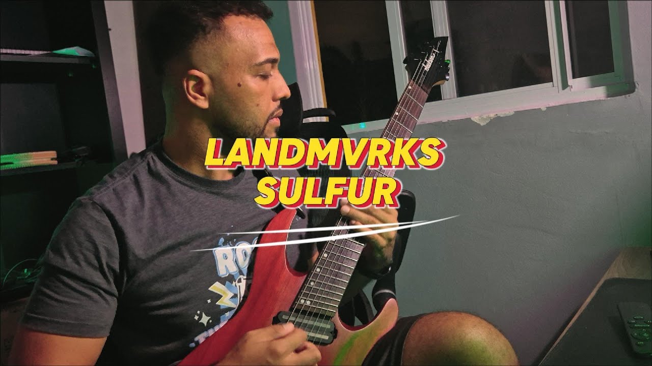 LANDMVRKS - Sulfur | 7 strings | Guitar Cover | One Take Playthrough | Jackson DINKY DKAF7 MS