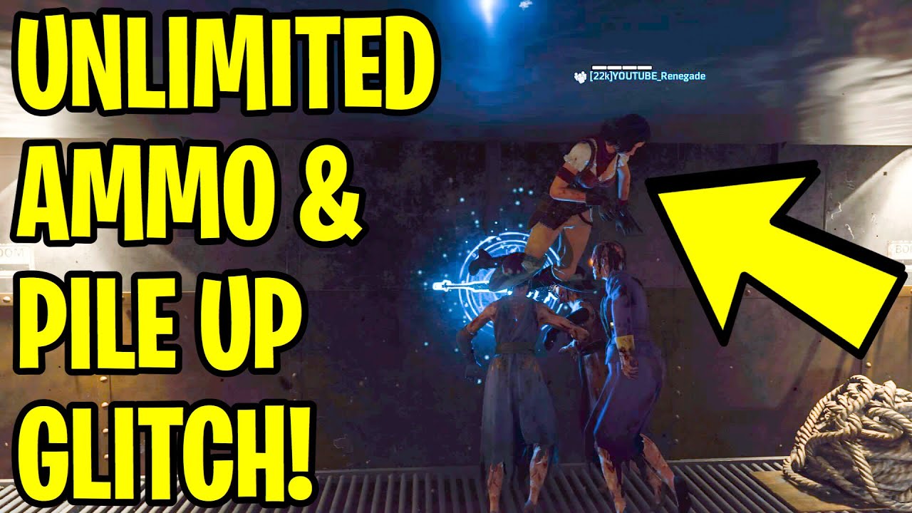 BO4 Zombie Glitches: Unlimited Ammo Pile Up Glitch - Voyage Of Despair Glitches Very Easy Pile Up