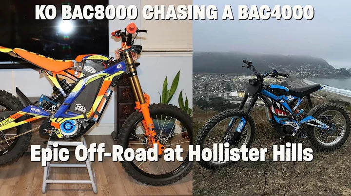 KO Sur Ron Chasing BAC4000 Epic riding through Hollister Hills