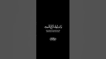 تلاوة تأسر الألباب لخواتيم سورة التغابن للشيخ بدر التركي كروما شاشة سوداء