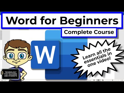 Microsoft Word for Beginners - The Complete Course 