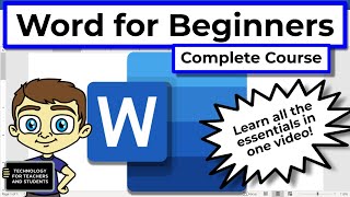 Microsoft Word for Beginners  The Complete Course