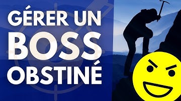 Comment gérer un patron têtu, obstiné, voir borné ? Analyse d