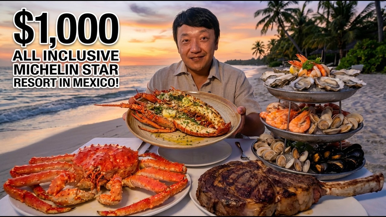 $1,000 ALL INCLUSIVE Luxury Resort in Cabo Mexico | MICHELIN STAR Restaurant INCLUDED!