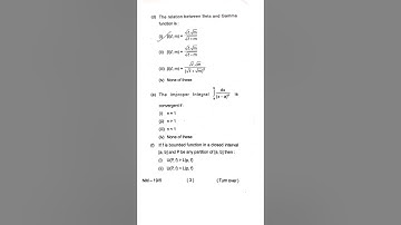 SKMU UG SEM-5 CORE-11 (Math Hons) 2019 Question paper #skmu #ugmaths #sem5