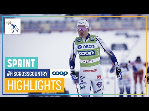 Svahn leaves another mark | Women's Sprint C | Falun | FIS Cross Country