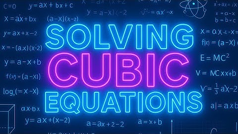 Polynomials | Ep 3: Solving cubic equations | A level P3 Maths
