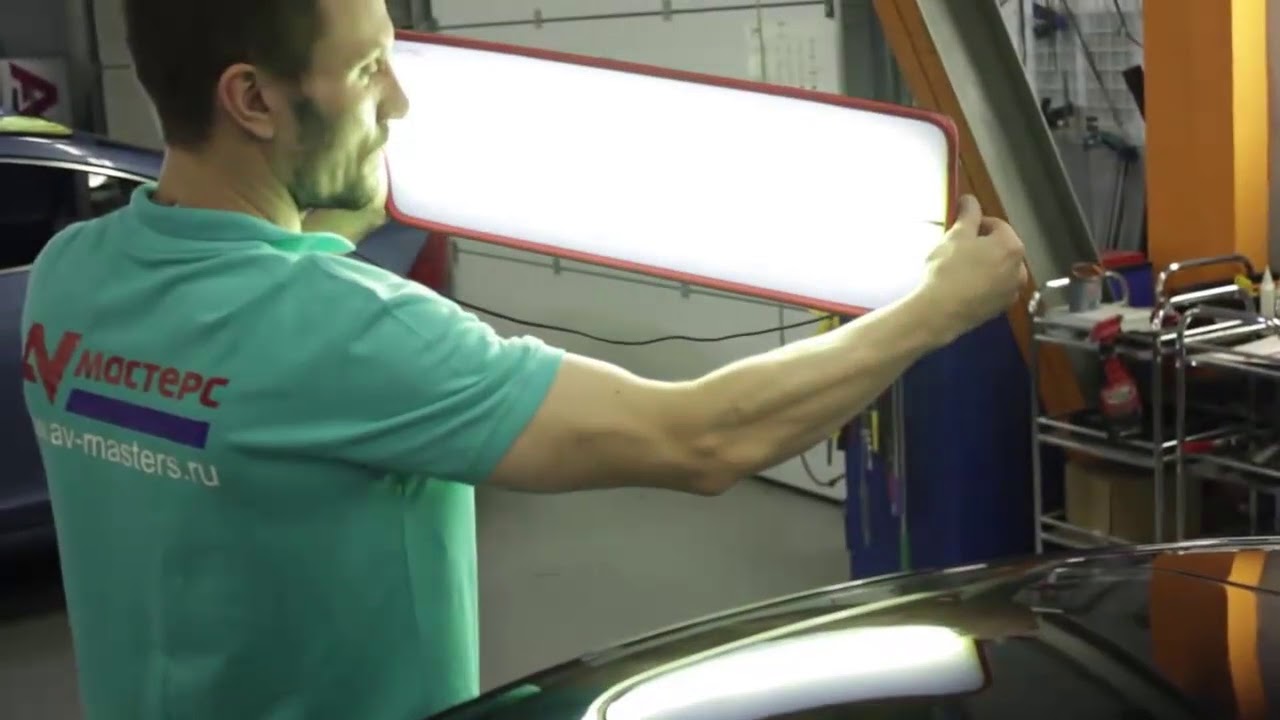 Удаление вмятин от града без покраски в Иваново - YouTube