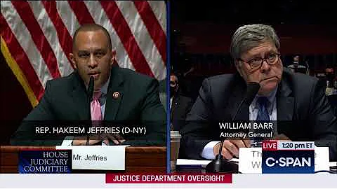 Hakeem Jeffries vs William Barr