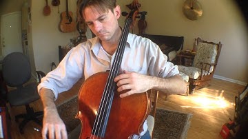 2 Octave B Major scale whole notes cello practice