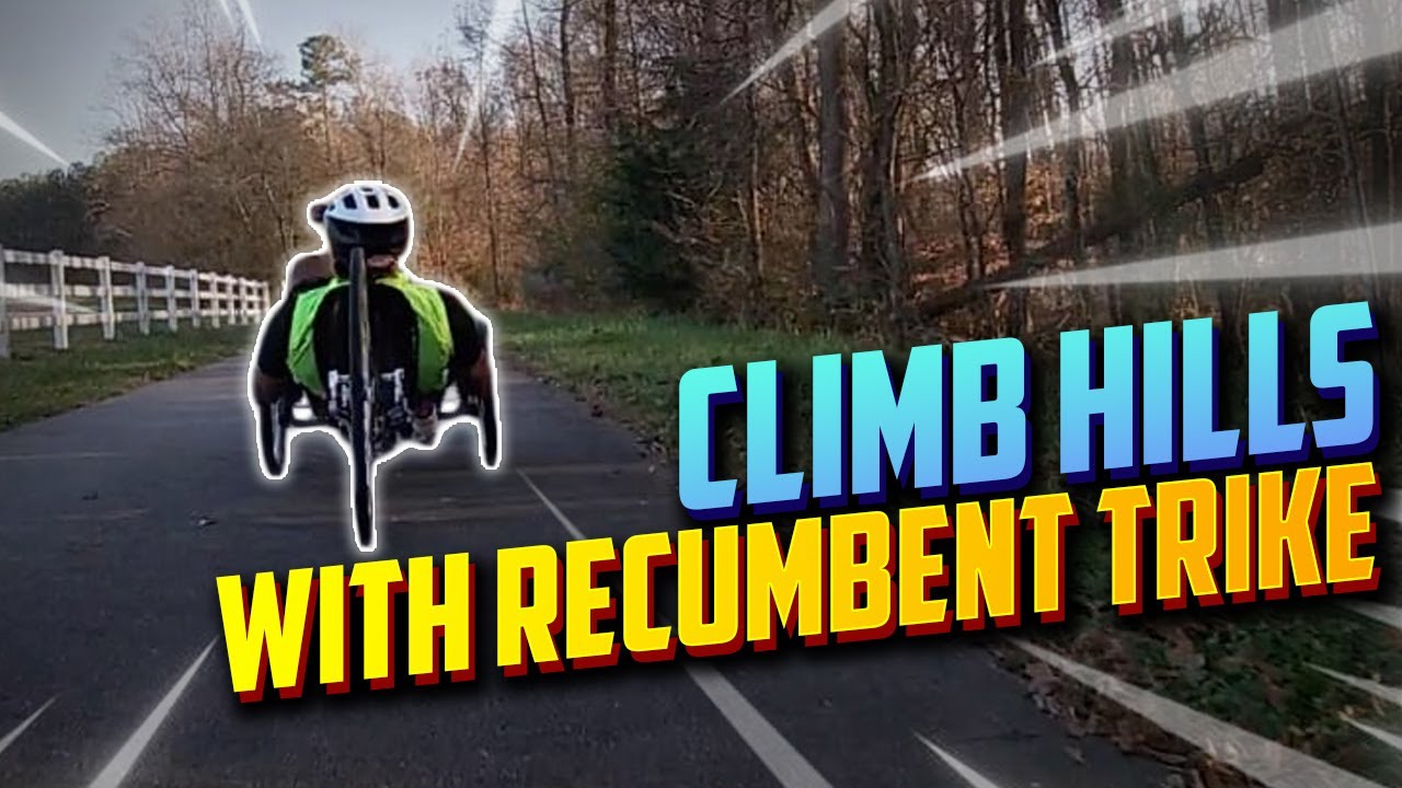 Lets Climb Hills with Recumbent Trike, Ice VTX 25 mile ride YouTube