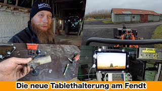 FarmVLOG#556 - The new tablet holder on the Fendt