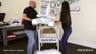 EM-1010 How-To: Ricoma Embroidery Machine Assembly- Unpacking Your Machine