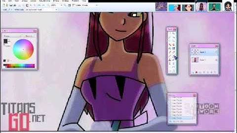 Me editing Suzie with paint.net