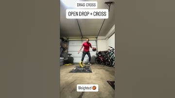 Drag Cross Low Accountability with the weighted 🏀 #basketballtraining #ballhandling #handles