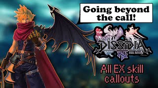 [DFFNT] All EX Skill callouts