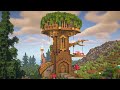 Minecraft easy treehouse tutorial