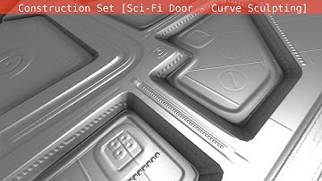 Modular Sci Fi-Set Wip 202 Blender 2 75a Curve Sculpting