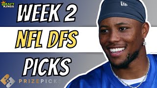 DraftKings NFL DFS | Week 2 Picks