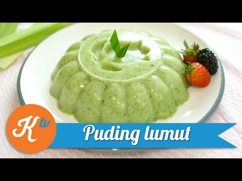  RESEP  Cara Membuat Puding  Lumut  Pandan Moss Pudding Doovi