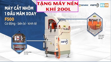 Máy cắt nhôm 1 đầu mâm xoay lưỡi 500 | Máy Cắt Nhôm Genma |