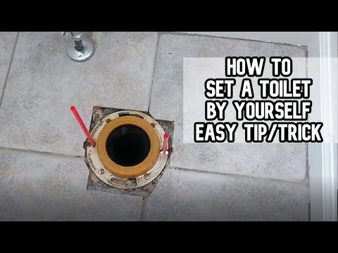 Video: Self-installation toilet