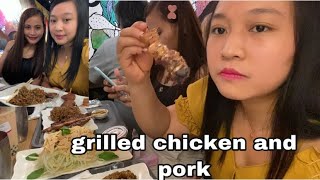 A DAY WITH MY FRIEND+MUKBANG GRILLED BARBECUE  AND PORK by JANICE VLOG