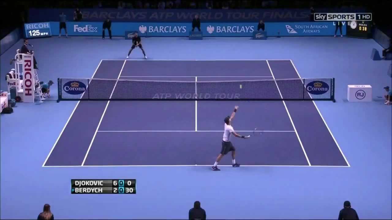 Atp World Tour Finals 2012 - Djokovic vs Berdych RR (HD) - YouTube