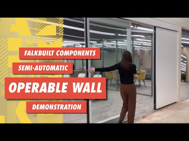 Falkbuilt Semi-Automatic Operable Wall Demo