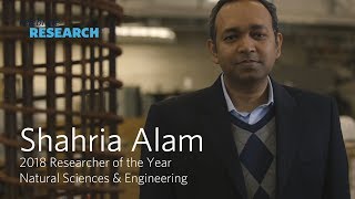 Shahria Alam - 2018 Researcher Of The Year Natural Sciences & Engineering