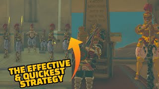 Best Way to Defend the Gerudo Town from the Gibdos | Preparing to Fight - Zelda Tears of the Kingdom