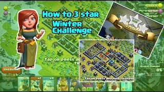 How to 3 star winter challenge base