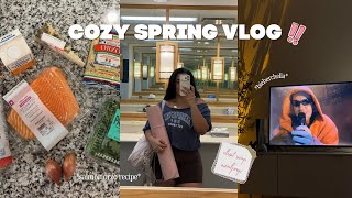 weekend vlog 🌷 | spring reset, closet clean out &amp; cozy cooking