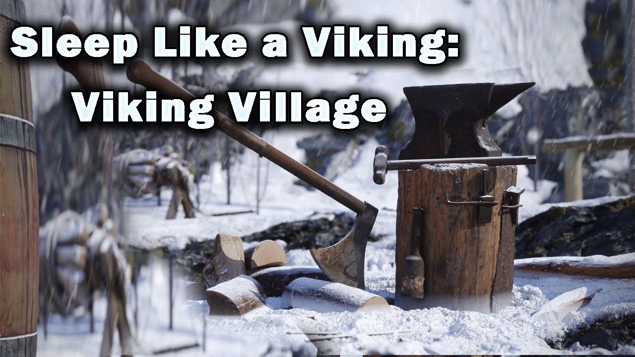 Cozy Relaxation. Viking Village - ASMR Ambience - YouTube