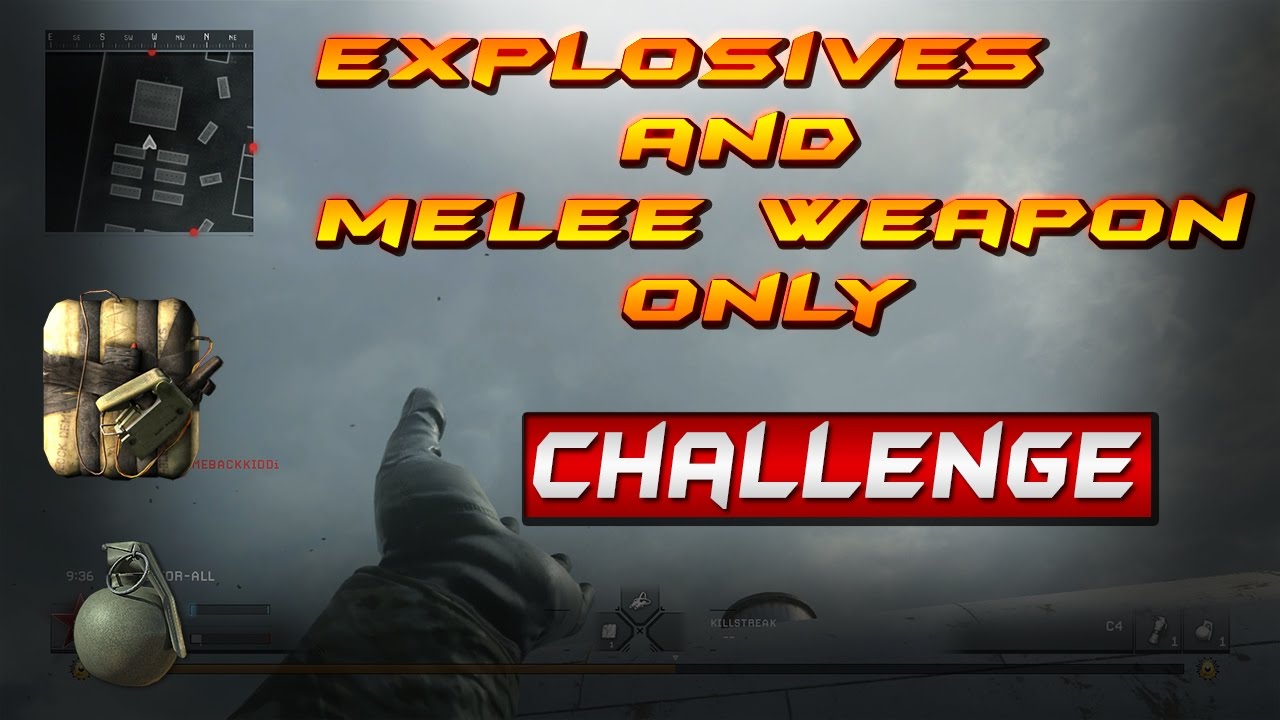 MW Remastered: Explosives And Melee Weapon Only Challenge (VERY HARD CHALLENGE) Intense Match!!!