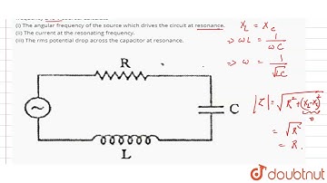 The figure shows a series LCR circuit with `L=10.0 H_(2), C=40 mu F, R=60 Omega` connected to a